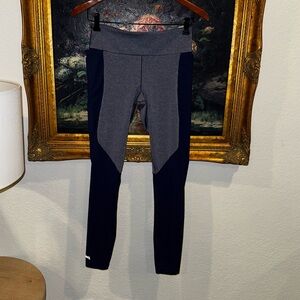 Cotopaxi Wazimu Blue Two Tone Mid Rise Active Leggings Size Medium